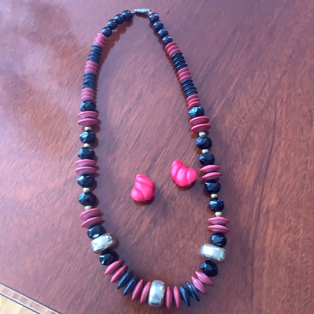 Vintage set necklace and earrings